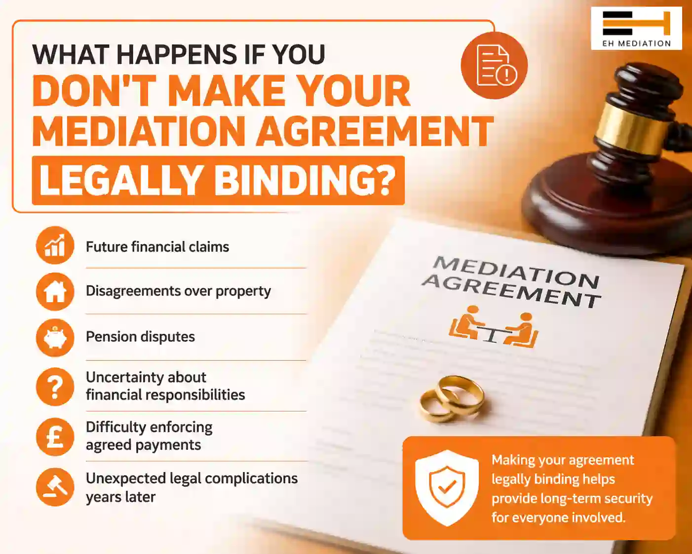 What Happens If You Don't Make Your Mediation Agreement Legally Binding Bradford-on-Avon?